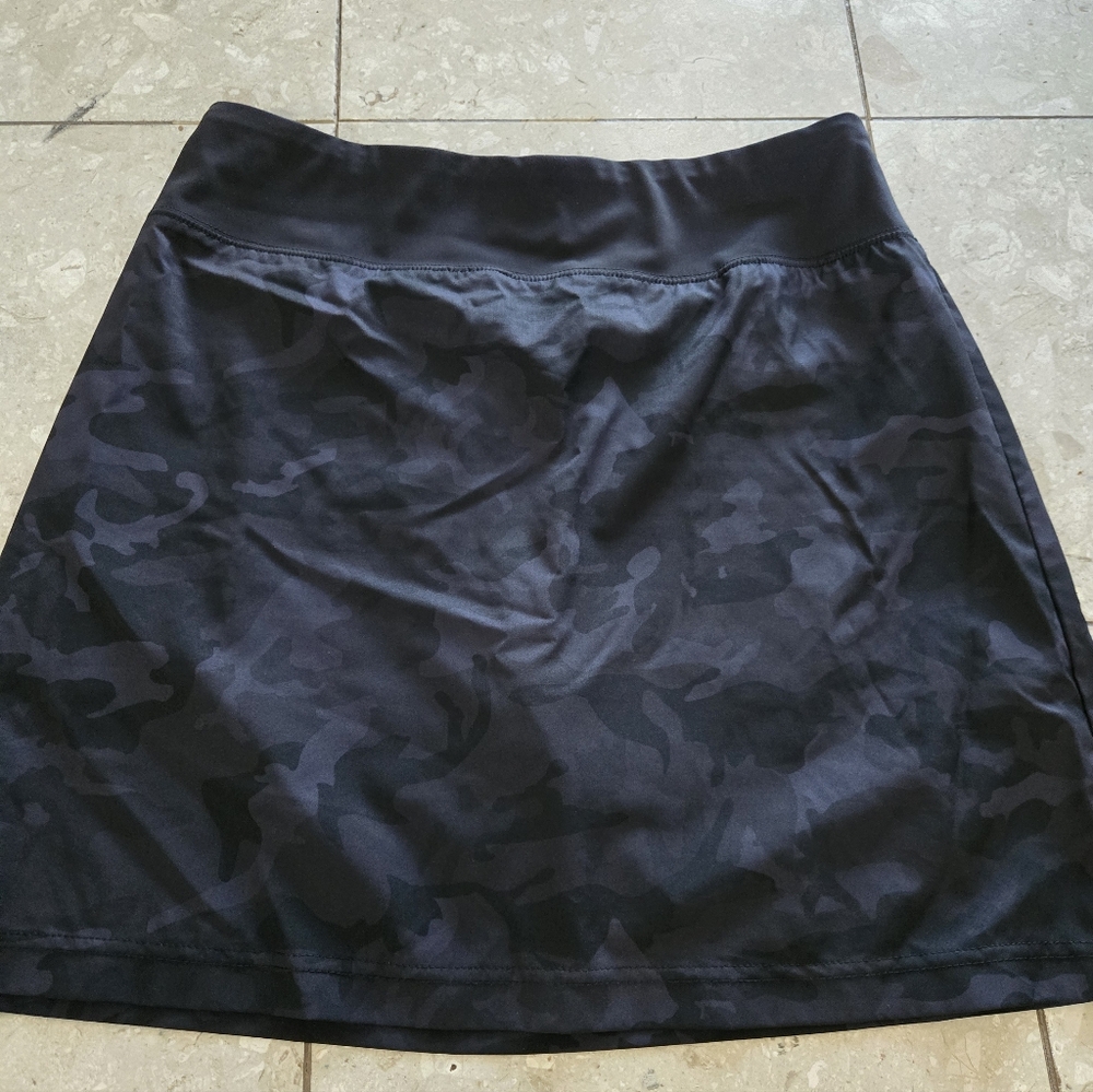 Women's Golf Tennis Skirt Skort - Black Camo - Small - Maison d'Amelie